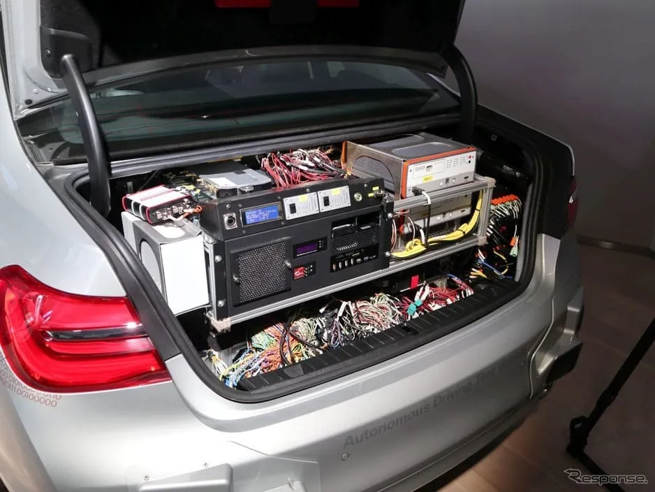 "BMW Personal Copilot System in the 7-Series Trunk"