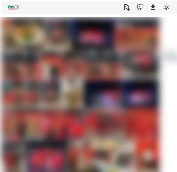 The share page grid: every photo guests and hosts added, on one page